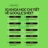 Combo 10 Khoá Học Chi Tiết Về Google Sheet