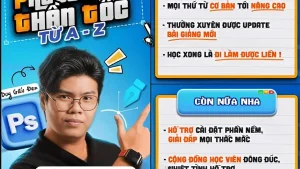 Khóa học Photoshop Thần Tốc A-Z Mới Nhất cùng Quạ HD