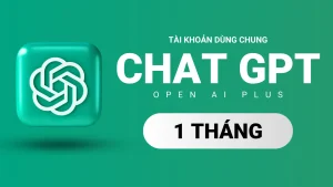 Chat GPT Plus (Slot Dùng Chung) 1 tháng - Tài khoản cấp sẵn