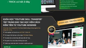 Combo 3 Khoá Học Truyền Nghề Youtube Bagi - Ngô Văn Phúc