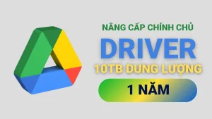 Dung lượng Driver 10TB 1 năm- Nâng cấp chính chủ