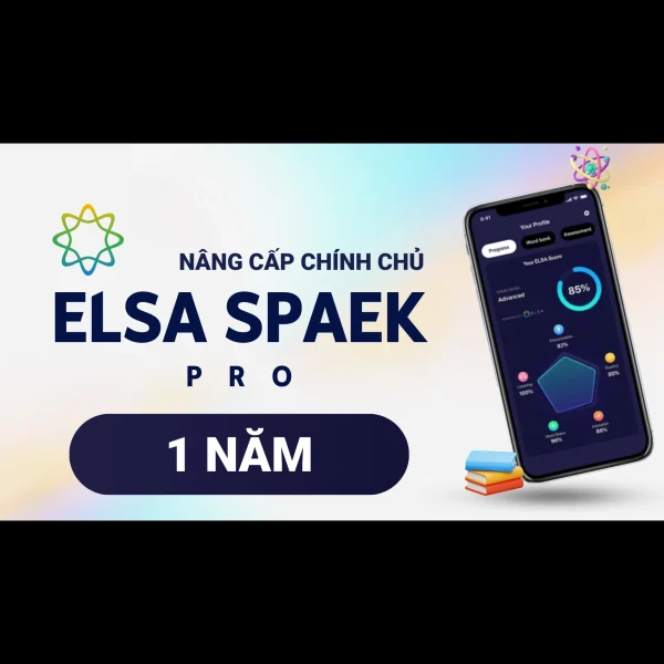 Elsa Speak Pro 1 năm - Nâng cấp chính chủ