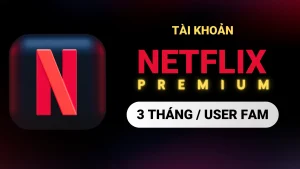 Netflix Premium 3 tháng – Tài khoản Slot dùng riêng