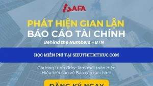 Khoá Học Phát Hiện Gian Lận Báo Cáo Tài Chính - Behind The Numbers