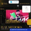 Khóa Học Thiết Kế Đồ Họa 2D Flat Art Design Trên Illustrator | Từ Cơ Bản Đến Chuyên Sâu