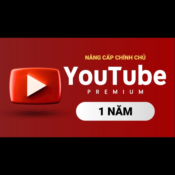 Youtube Premium (Slot User Family) 1 năm - Gia hạn chính chủ