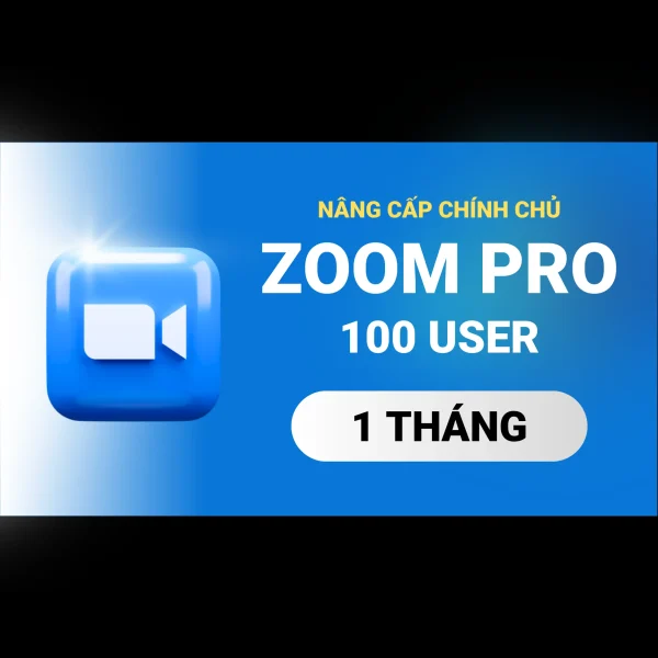 Zoom Pro 1 tháng - Nâng cấp chính chủ