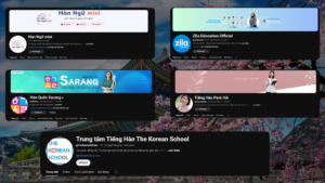 tự học tiếng Hàn qua youtube