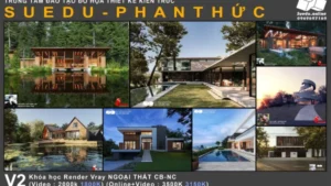 Chọn Bộ Vray SketchUp Ngoại Thất Từ Cơ Bản Đến Nâng Cao Cùng Phan Thức