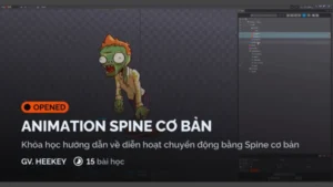 Khóa Học Animation Spine Cơ Bản – Học Tạo Chuyển Động 2D Chuyên Nghiệp | Digiart Academy