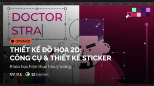 Thiết Kế Đồ Họa 2D – Công Cụ & Hướng Dẫn Thiết Kế Sticker | Digiart Academy