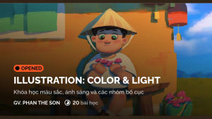 Khoá Học Illustration: Color & Light Cùng Digiart Academy