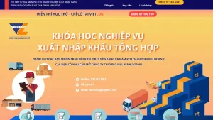 Khoá Học Nghiệp Vụ Xuất Nhập Khẩu Thực Tế Vietlog